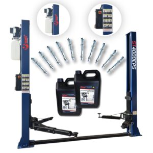 Podnośnik dwukolumnowy automatyczny system APS 4T 230V ramiona 2x3 olej kotwy ST4000EPS MELL PRO