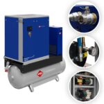 Kompresor śrubowy PremiumPower 15 TD500 | 15 KM / 11 kW | 591-1701 l/min | 500 l AIRPRESS
