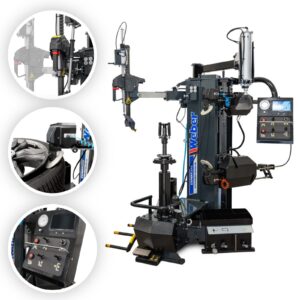 Montażownica do kół osobowych automatyczna Leverless 13"-30" 230V LCD RunFlat Expert Series 1330 WEBER