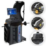 Wyważarka automatyczna do kół osobowych 3D 10″-24″ 230V LCD RUNFLAT Sonar III WEBER