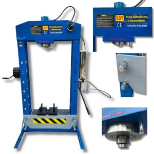 Prasa hydrauliczno-pneumatyczna 50T spawana PPH501 BEST PRODUCTS