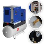 Kompresor śrubowy PremiumPower 10 TD500 | 10 KM / 7,5 kW | 377 – 1250 l/min | 500 l AIRPRESS