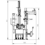 Montażownica do kół automatyczna 10″-30″ 400V 2 biegi PROFIMONT 1026-2 PRO
