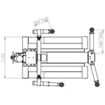 Podnośnik jednokolumnowy mobilny 3T 1800mm 230V Bestlift 130M