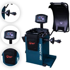 Wyważarka do kół automatyczna 10"-28" 230V laser Monkey 490 Mell Pro