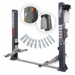 Podnośnik dwukolumnowy elektrohydrauliczny 4T 230V 180mm PD4000ST GP NORTEC
