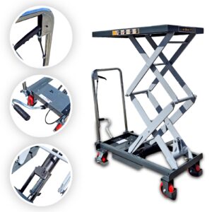 Podnośnik ręczny platformowy do silników skrzyń 300kg 1300mm WP300M Nortec Pro