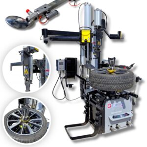 Montażownica do kół bezłyżkowa 10"-28" 400V Schwarztiger Grubber