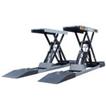 Podnośnik nożycowy naposadzkowy bez kotwienia 4T 1600mm 230V adaptery N40SP Bestlift