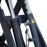 Podnośnik nożycowy naposadzkowy bez kotwienia 4T 1600mm 230V adaptery N40SP Bestlift