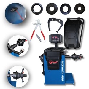 Wyważarka do kół automatyczna 10"-28" 230V laser Monkey 490 Mell Pro